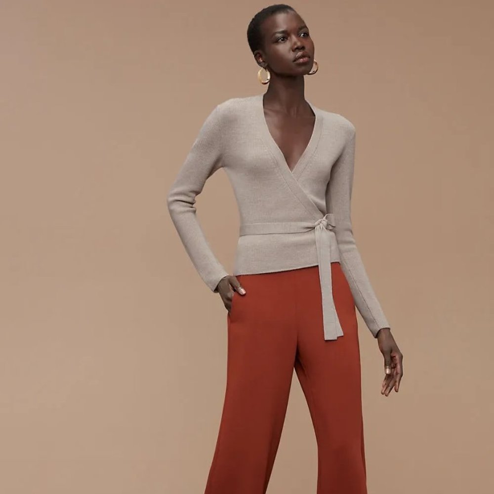 ✨ NWOT Wilfred Manset Tie Up Sweater | Aritzia